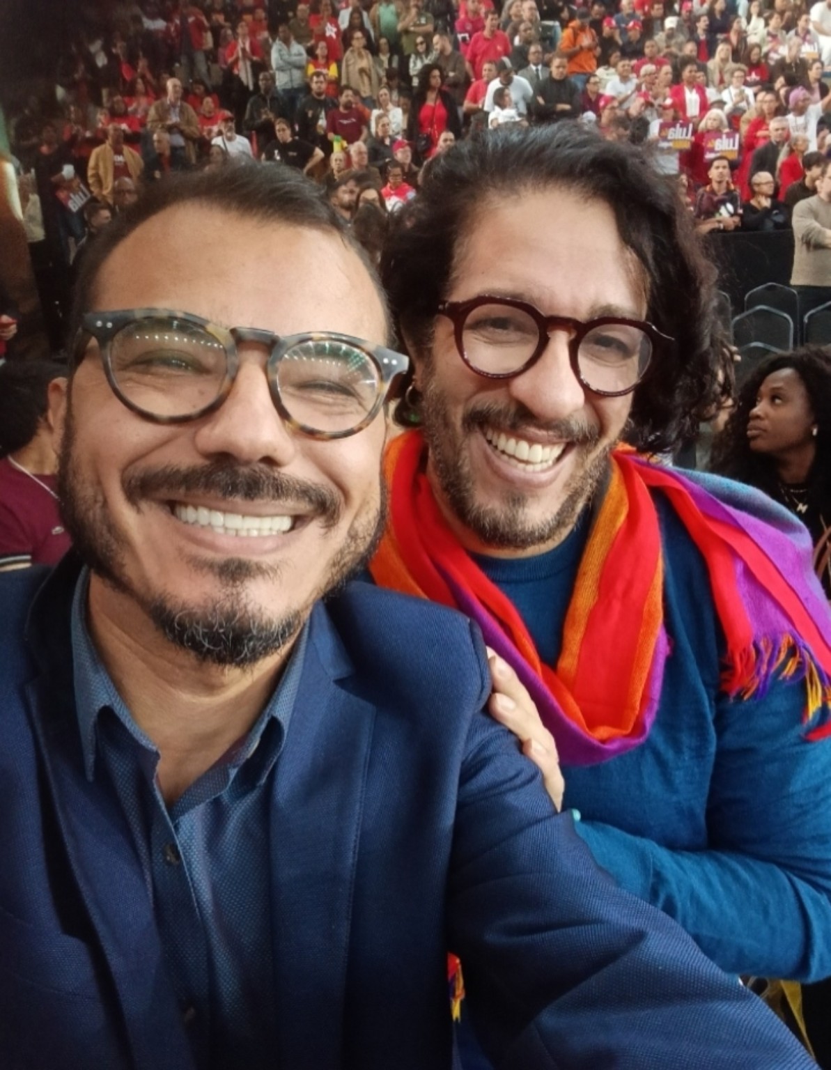 Marcos Vargas em encontro com participantes