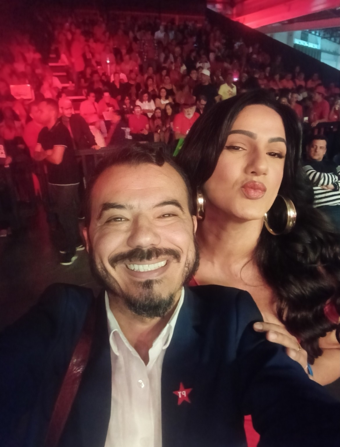 Marcos Vargas participando de evento